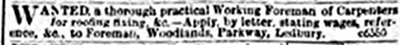 Builders Advert