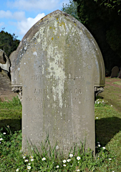 Anns headstone