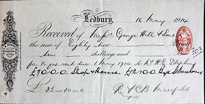 1914 receipt
