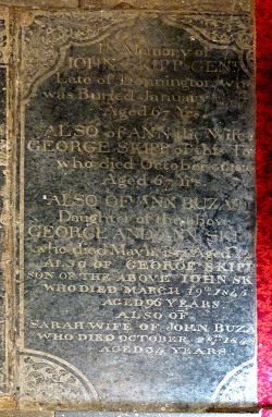 The Skipp memorial